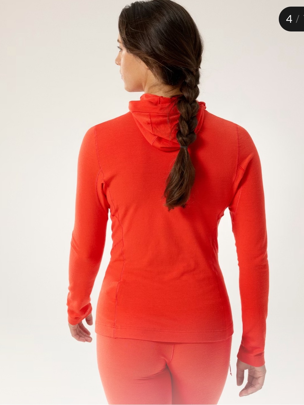 Arc’teryx NWT Satoro Merino Wool Hoody Women’s Size: Large Colour: Dynasty - Picture 2 of 13
